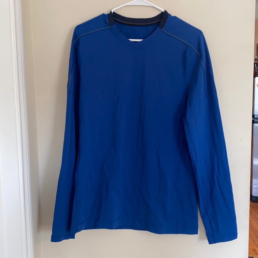 Blue Lululemon long sleeve shirt
